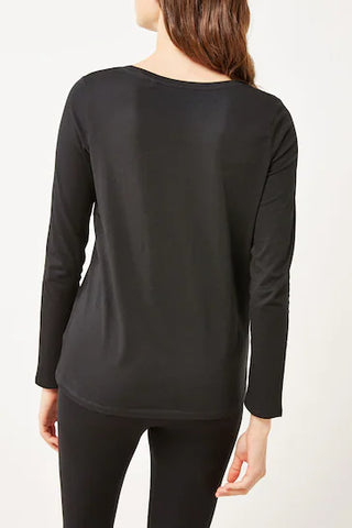 Long Sleeve Crew Neck Top