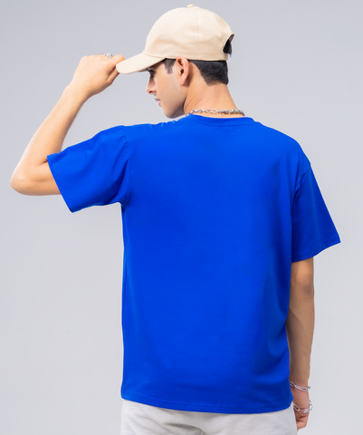 Oversize Royal Blue Lycra Tee