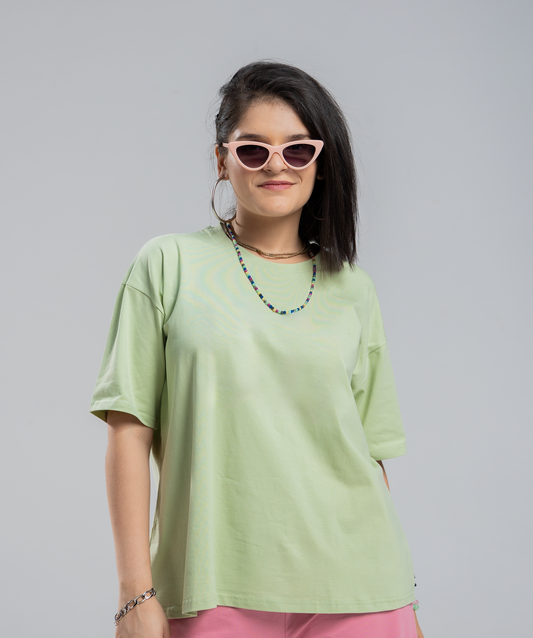 Oversize Green Lycra Tee