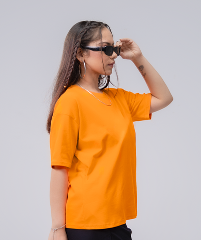 Oversize Orange Lycra Tee