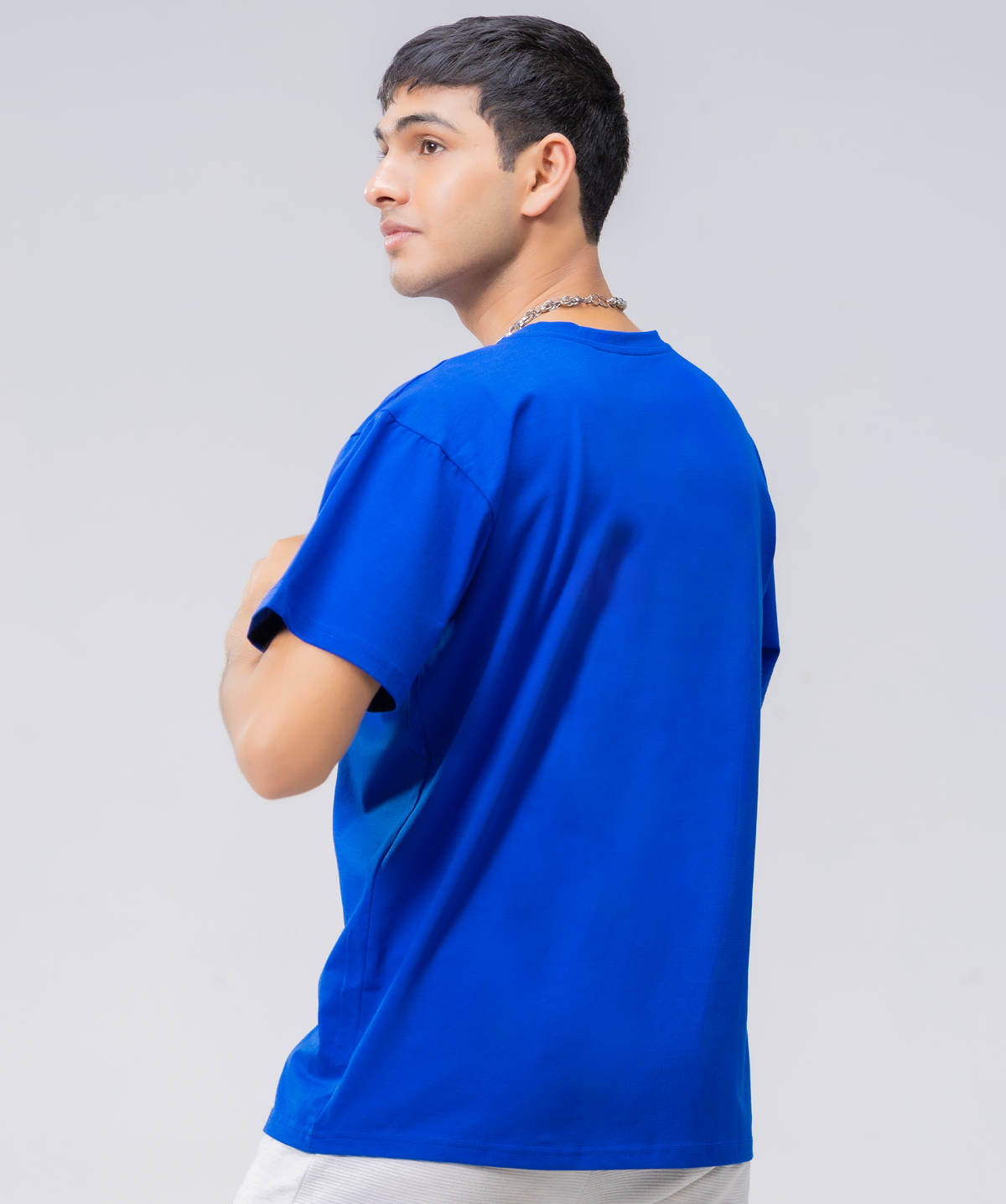 Oversize Royal Blue Lycra Tee