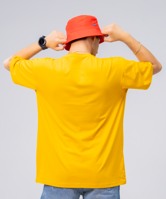 Oversize Mustard Lycra Tee