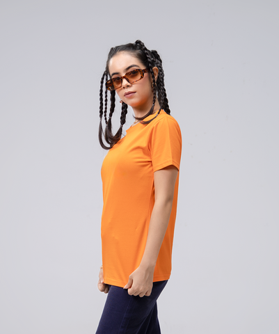 Orange Lycra Tee