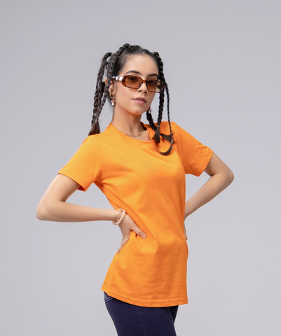 Orange Lycra Tee