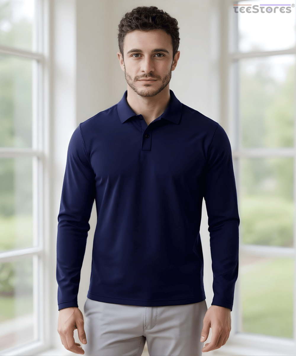 Full Sleeve Pique Polo T-Shirt