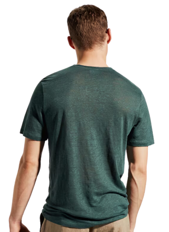 Half Sleeves Round Neck Royal Dark Green T-Shirt