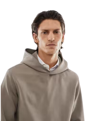 Elegant Hoodie for Men - Grey