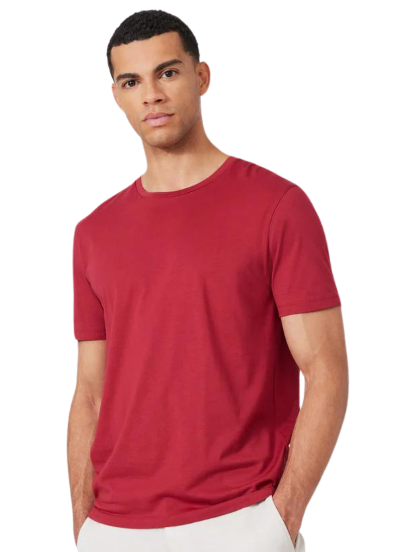 Half Sleeves Round Neck RedT-Shirt