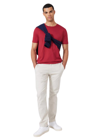 Half Sleeves Round Neck RedT-Shirt