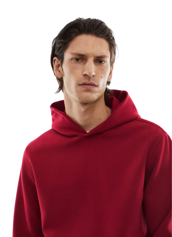 Elegant Hoodie for Men - Red