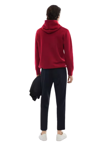 Elegant Hoodie for Men - Red