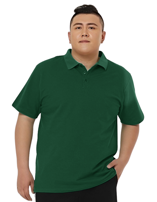 Plus Size Pack of 5 : Collar Polo T-Shirts