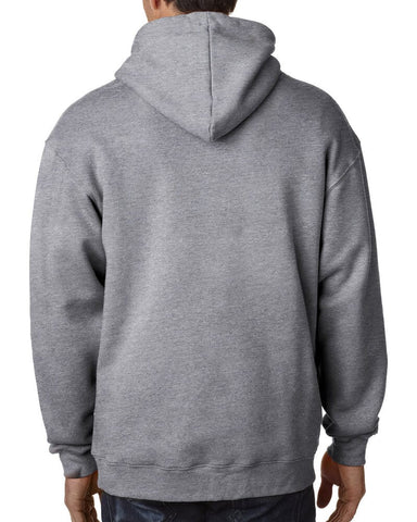 Men Grey Zipper Hoodie