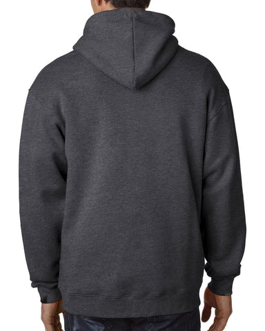 Men Dark Grey Zipper Hoodie