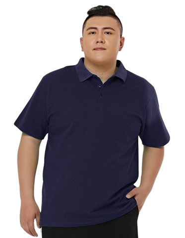 Plus Size Pack of 7 : Collar Polo T-Shirts