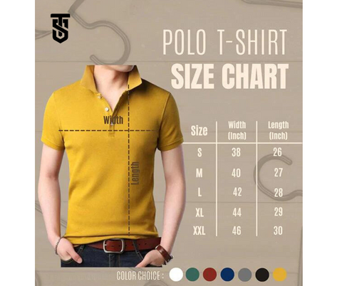 Men Stylish Navy Blue Polo T-Shirt