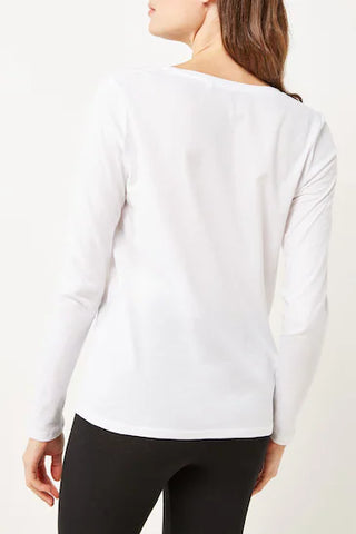 Long Sleeve Crew Neck Top