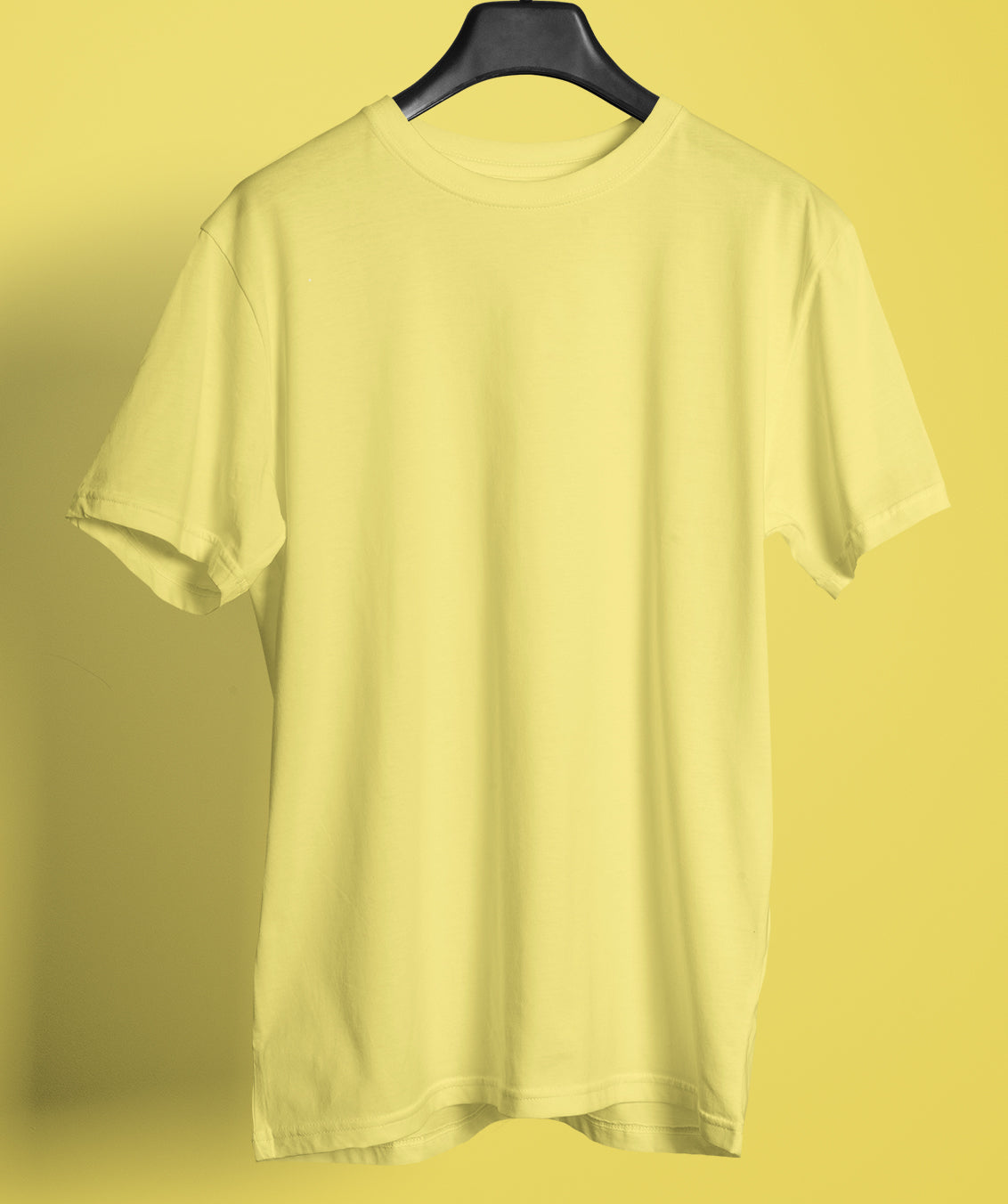 Yellow Round Neck Tee