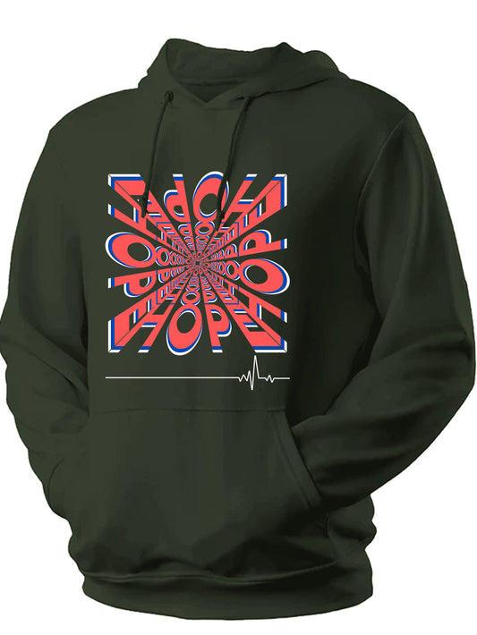 Unisex Anime Hope Printed Hoodie