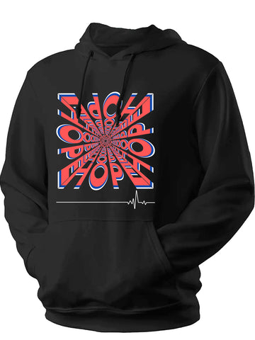 Unisex Anime Hope Printed Hoodie