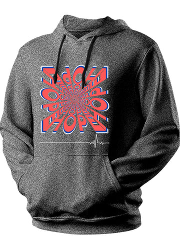 Unisex Anime Hope Printed Hoodie