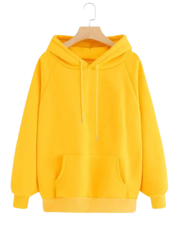 Yellow Hoodie - Fully Solid