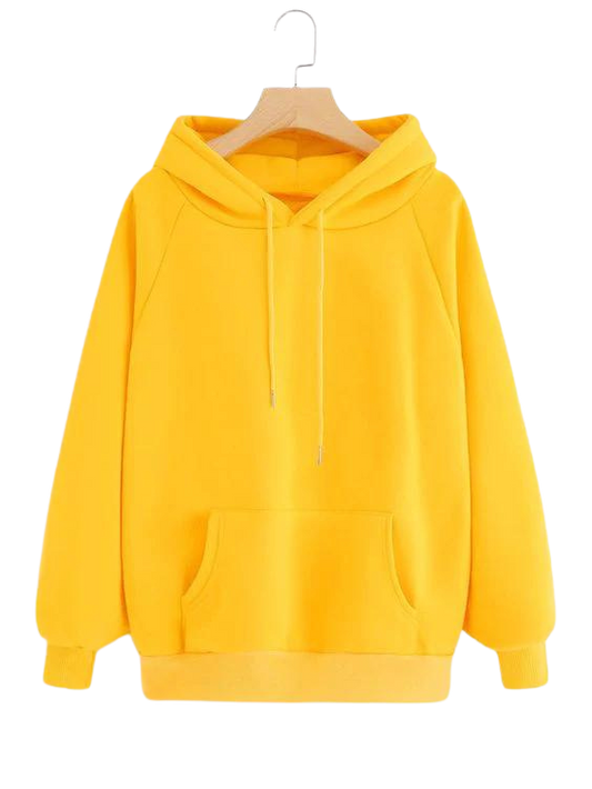 Yellow Hoodie - Fully Solid