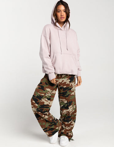 Swarona Oversized Fit Hoodie with Kangaroo Pockets