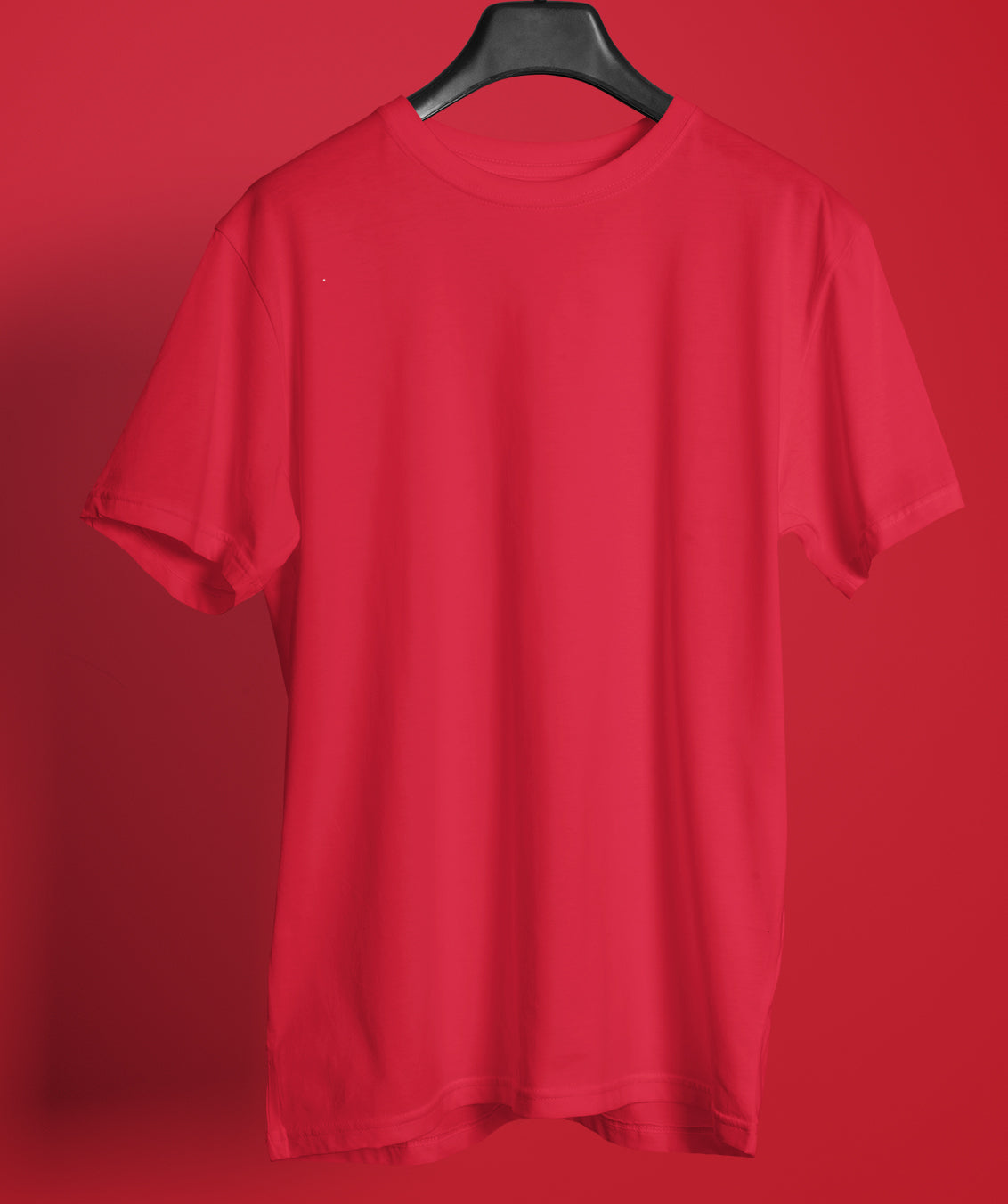 Red Round Neck Tee