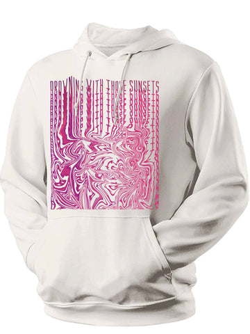 Unisex Anime Sunset Printed Hoodie