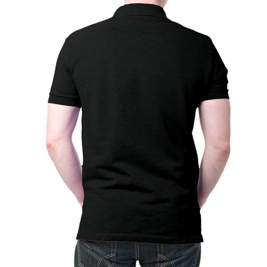 Black Plain Polo T-Shirt