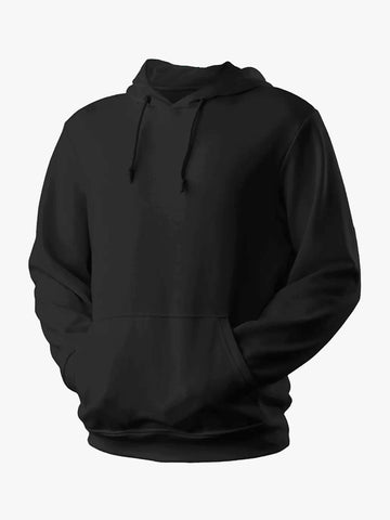 Elegant Hoodie for Men - Black