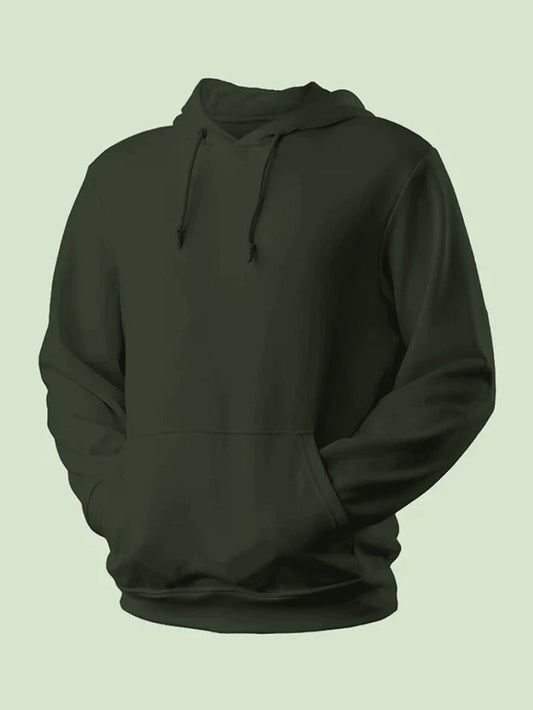 Elegant Hoodie for Men- Green