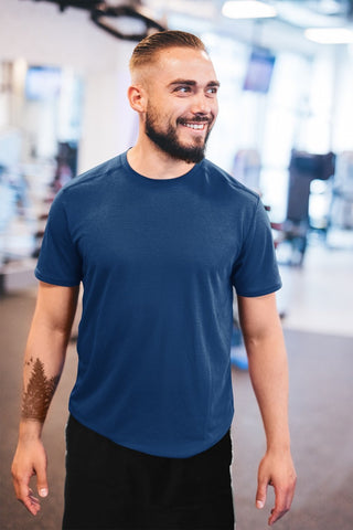 Navy Lycra Tee