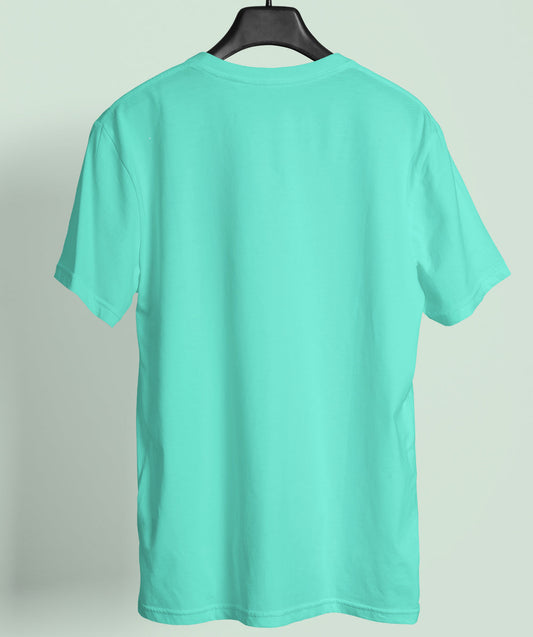 Ocean Blue Round Neck Tee