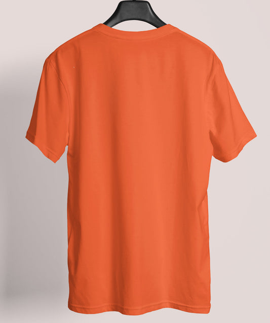 Orange Round Neck Tee