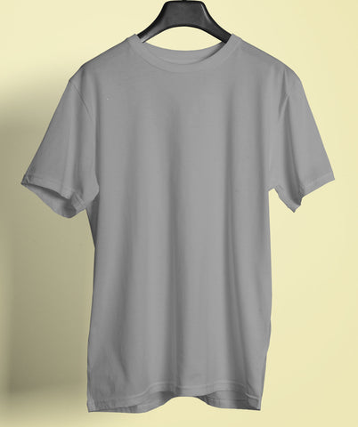 Steel Grey Round Neck Tee