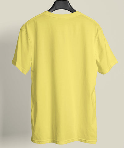 Yellow Round Neck Tee