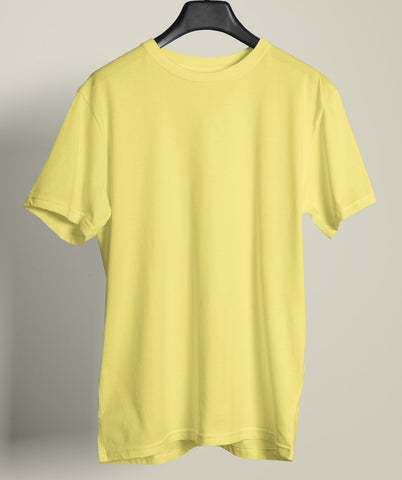 Yellow Round Neck Tee