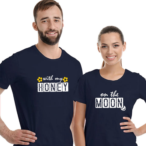 Honeymoon Half Sleeve Tshirts