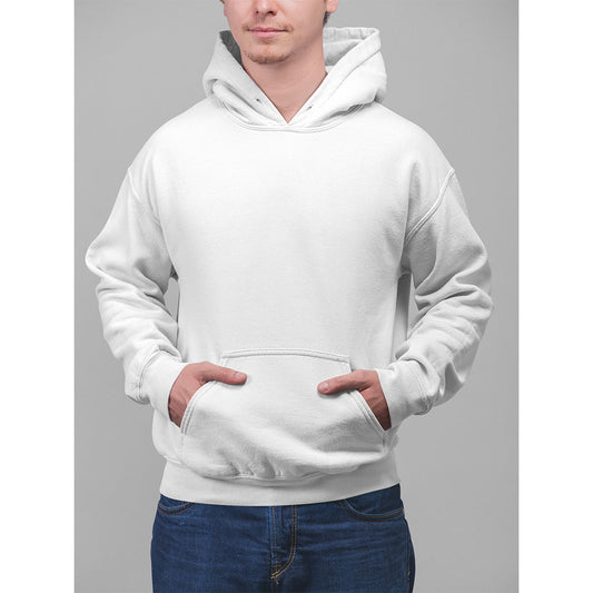 Elegant Hoodie for Men - White