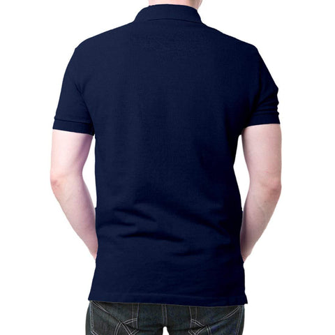 Navy Plain Polo T-Shirt