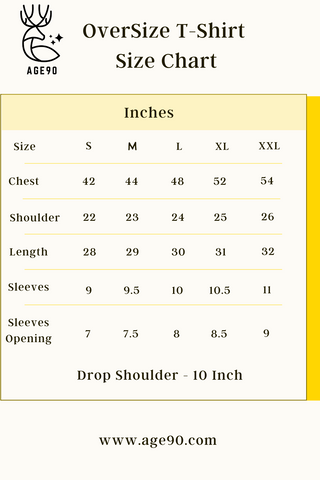 Drop Shoulder Loose Fit Yellow Cotton T-Shirt