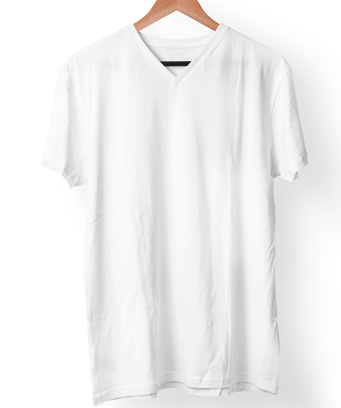 White V Neck Tee