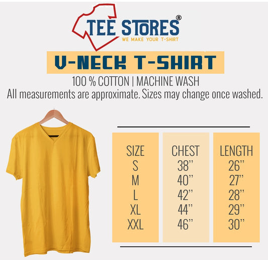 Yellow V Neck Tee