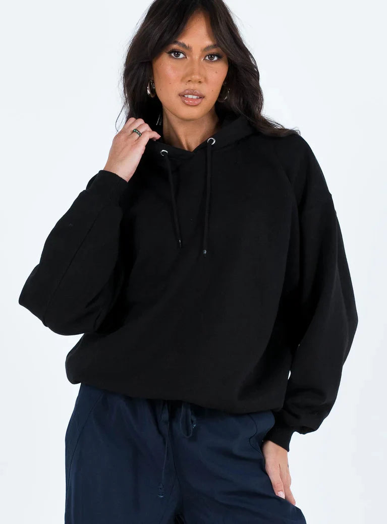 Oversized Fit Hoodie with Kangaroo Pockets