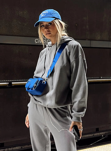 Oversized Fit Hoodie with Kangaroo Pockets