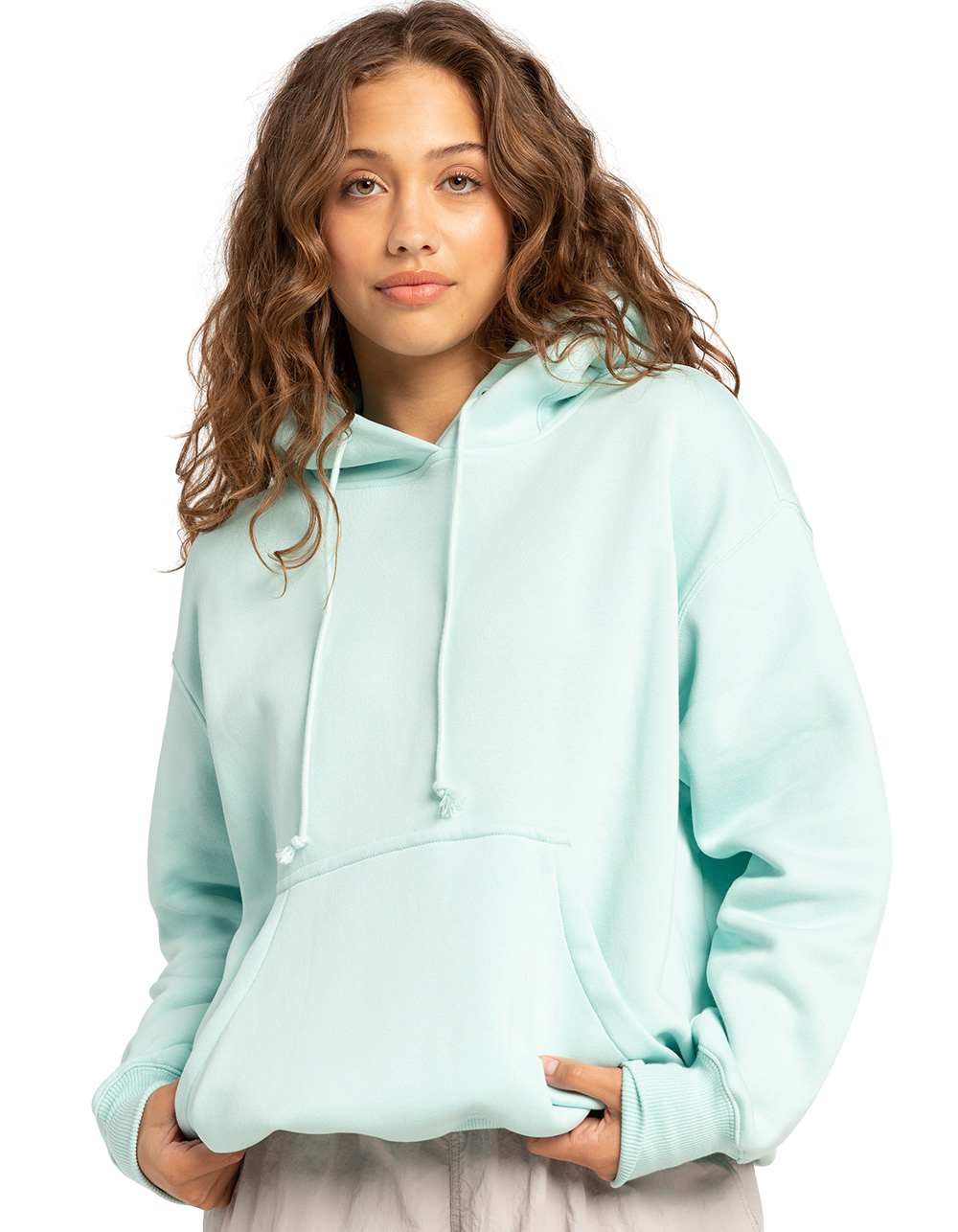 Swarona Oversized Fit Hoodie with Kangaroo Pockets