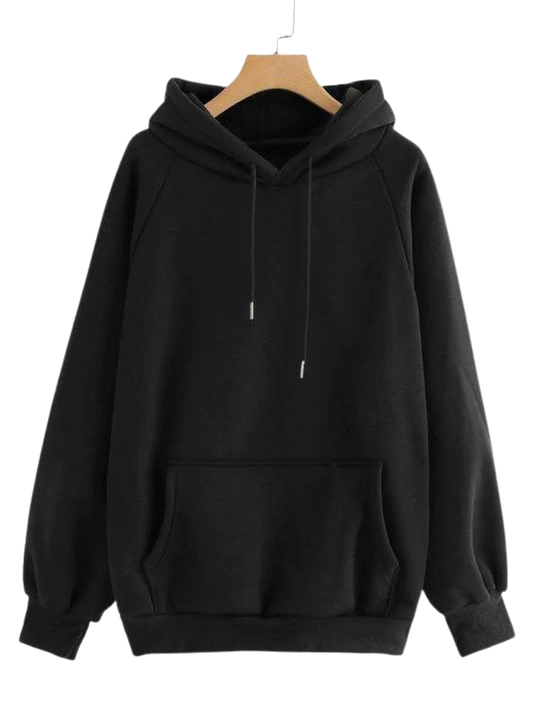 Black Hoodie - Fully Solid