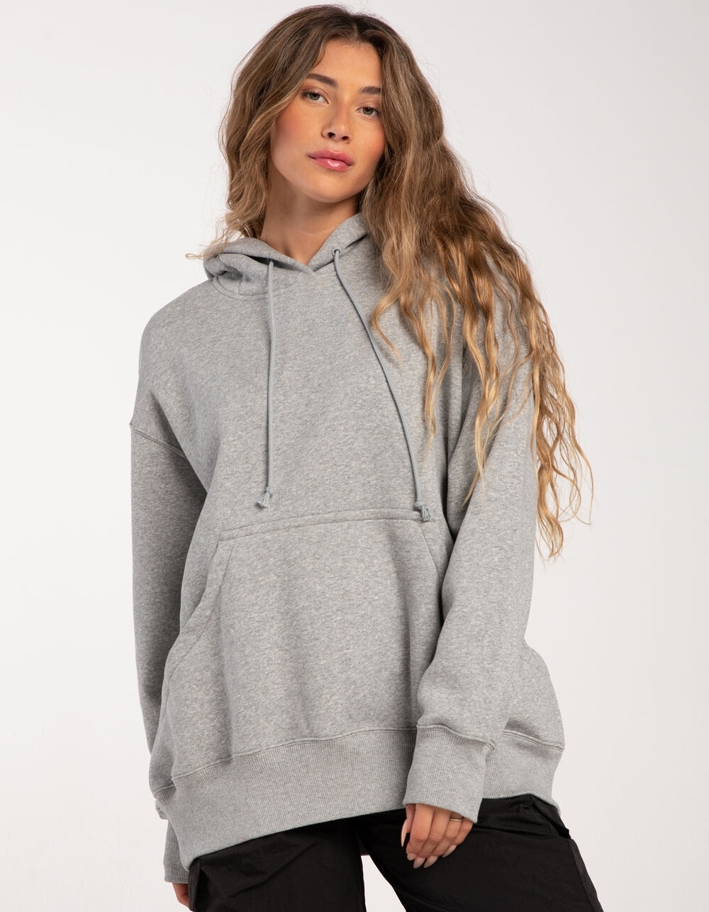 Swarona Oversized Fit Hoodie with Kangaroo Pockets